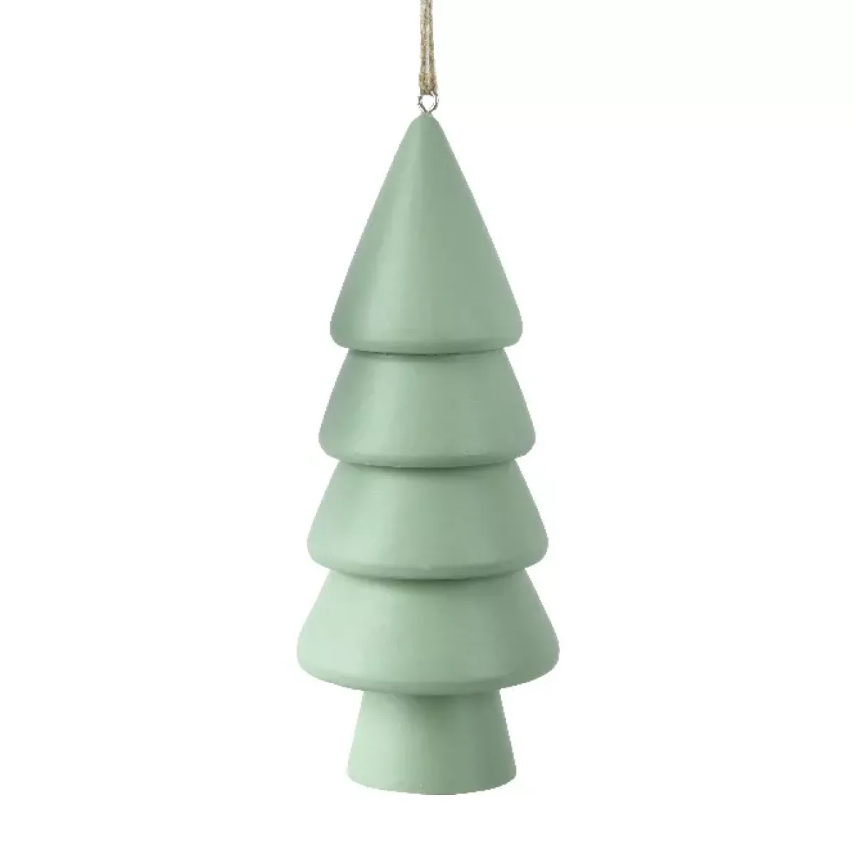 KAEMINGK Addobbi Natalizi-Abete da appendere in legno (H15 cm) Armonia Menta bianca