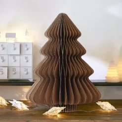 KAEMINGK Decorazioni E Oggetti Natalizi-Abete di carta da appendere (H40 cm) Chiusura Magnetica