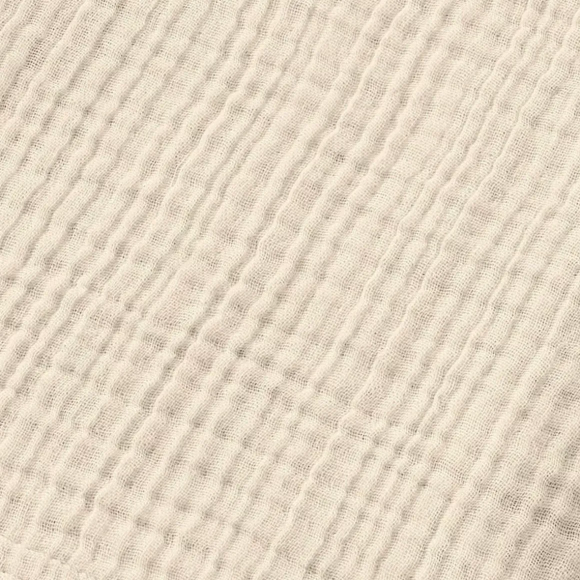 Accappatoio in garza di cotone L/XL Gaïa Beige pampa