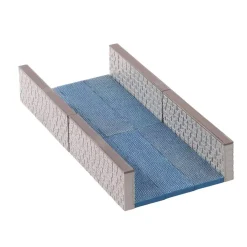 LEMAX Villagio Di Natale Lemax-Accessori Set di 10 Muri di canale