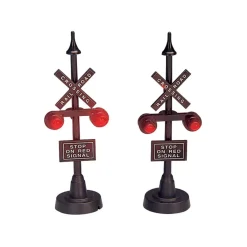LEMAX Villagio Di Natale Lemax-Accessori Set di 2 semafori a pile