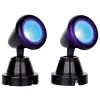LEMAX Villagio Di Natale Lemax-Accessorio luminoso (H3,5 cm) Set di 2 fari Proiettori luce blu