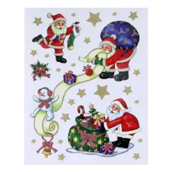 CHRISTMAS DREAM Decorazioni E Oggetti Natalizi-Adesivi di Natale per finestra Buon Babbo Natale