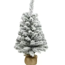 KAEMINGK Albero Di Natale Artificiale-Albero artificiale da tavolo Royal Alt. 75 cm Verde innevato