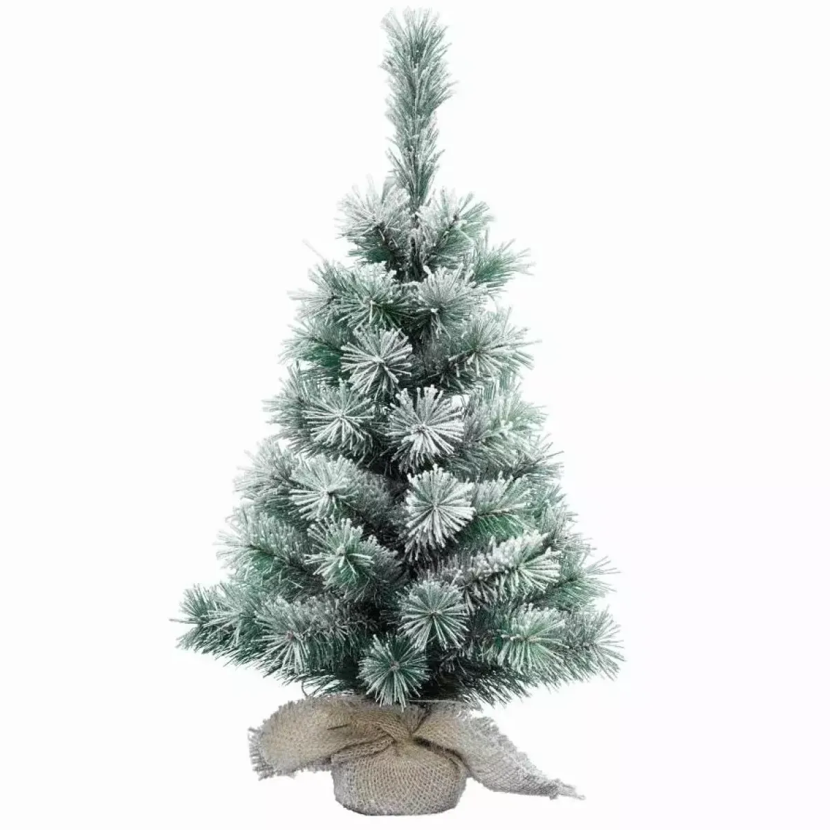 KAEMINGK Albero Di Natale Artificiale|Centrotavola Natalizi-Albero artificiale da tavolo Edmonton Alt. 45 cm Verde innevato