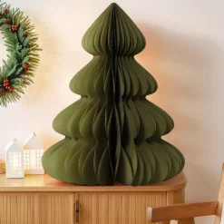 KAEMINGK Decorazioni E Oggetti Natalizi-Albero di carta da posizionare (H90 cm) Chiusura Magnetica