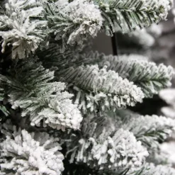 EMINZA Albero Di Natale Artificiale-Albero di Natale artificiale Narrow Alt. 180 cm Verde innevato
