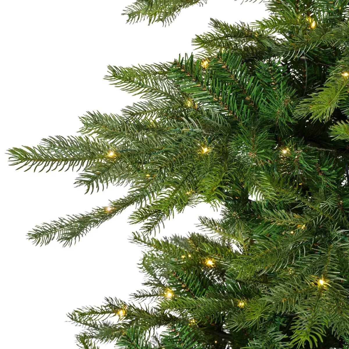 EMINZA Albero Di Natale Artificiale|Alberi Di Natale Grande Dimensione-Albero di Natale artificiale luminoso 700 LED H240 cm Glorious Verde abete