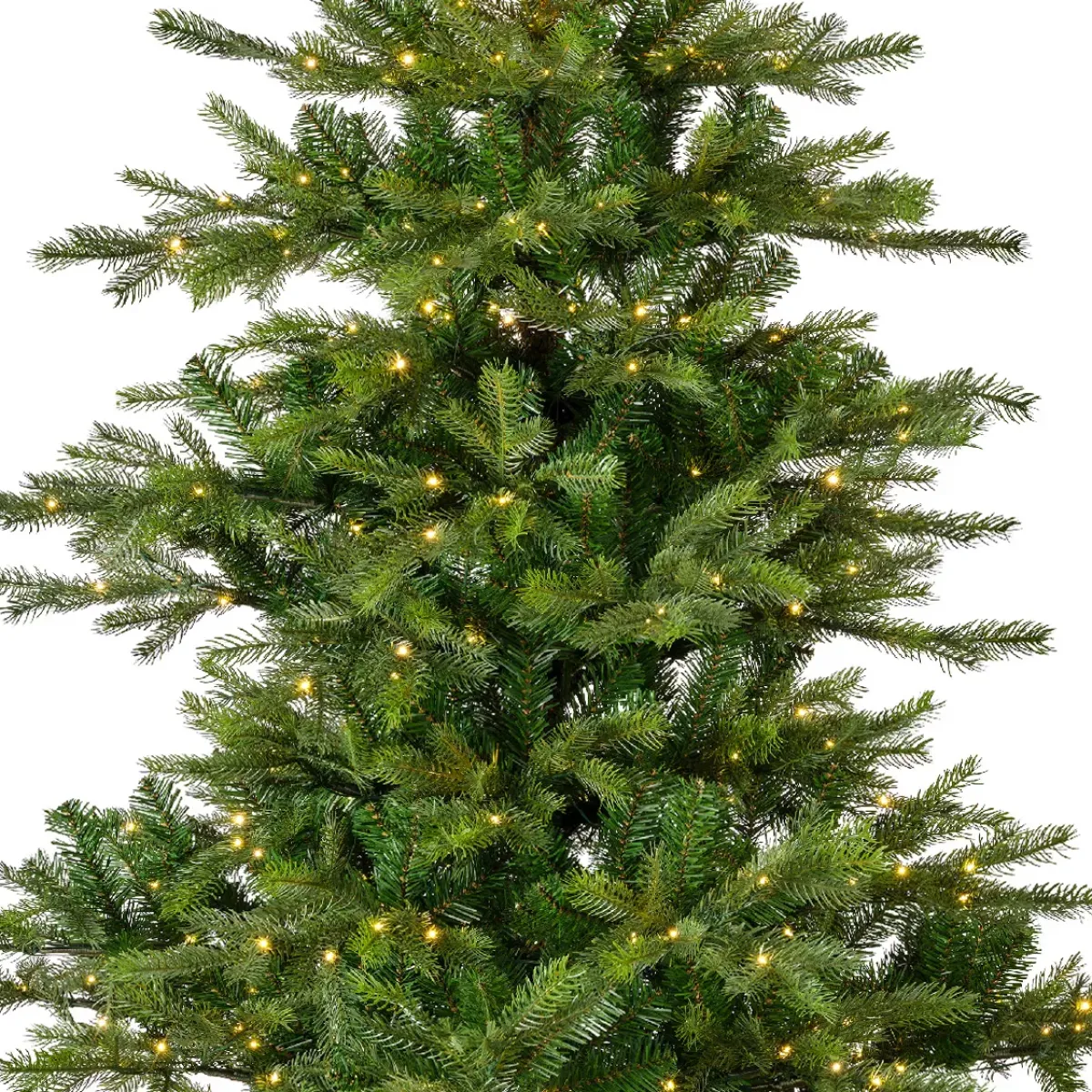 EMINZA Albero Di Natale Artificiale|Alberi Di Natale Grande Dimensione-Albero di Natale artificiale luminoso 700 LED H240 cm Glorious Verde abete