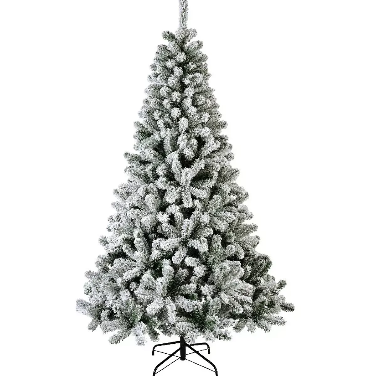 EMINZA Albero Di Natale Artificiale|Alberi Di Natale Grande Dimensione-Albero di Natale artificiale King Alt. 210 cm Verde innevato