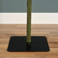 EMINZA Albero Di Natale Artificiale|Alberi Di Natale Grande Dimensione-Albero di Natale artificiale luminoso 250 LED H240 cm Sierra Verde innevato