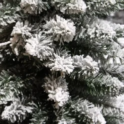 EMINZA Albero Di Natale Artificiale|Alberi Di Natale Grande Dimensione-Albero di Natale artificiale Narrow Alt. 210 cm Verde innevato