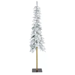 EMINZA Albero Di Natale Artificiale-Albero di Natale artificiale Sierra Alt. 120 cm Verde innevato