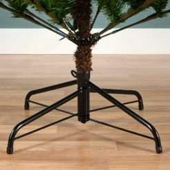 EMINZA Albero Di Natale Artificiale-Albero di Natale artificiale luminoso (220 LED) H150 cm Allix Verde abete