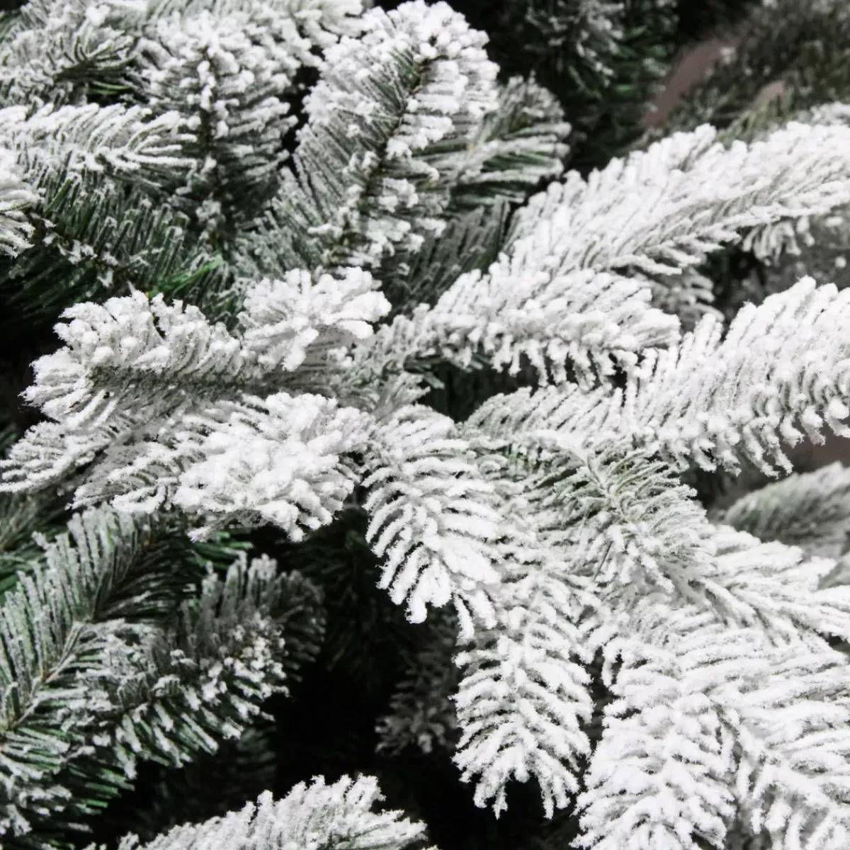 EMINZA Albero Di Natale Artificiale|Alberi Di Natale Grande Dimensione-Albero di Natale artificiale Glorious Alt. 210 cm Verde innevato
