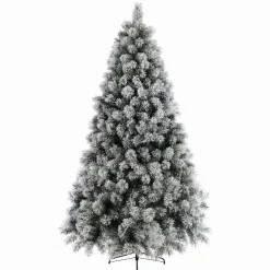 EMINZA Albero Di Natale Artificiale-Albero di Natale artificiale Edmonton Alt. 150 cm Verde innevato