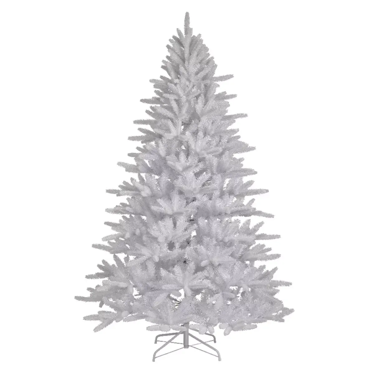 EMINZA Albero Di Natale Artificiale|Alberi Di Natale Grande Dimensione-Albero di Natale artificiale H240 cm Odense Bianco iridescente e glitterato