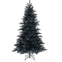 EMINZA Albero Di Natale Artificiale|Alberi Di Natale Grande Dimensione-Albero di Natale artificiale (H240 cm) Monaco Nero