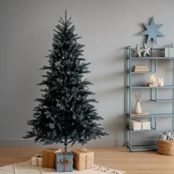 EMINZA Albero Di Natale Artificiale-Albero di Natale artificiale (H180 cm) Monaco Nero