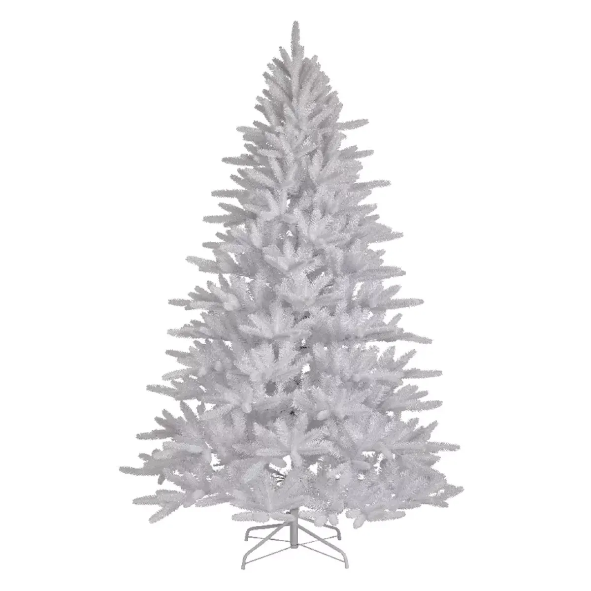 EMINZA Albero Di Natale Artificiale-Albero di Natale artificiale H180 cm Odense Bianco iridescente e glitterato