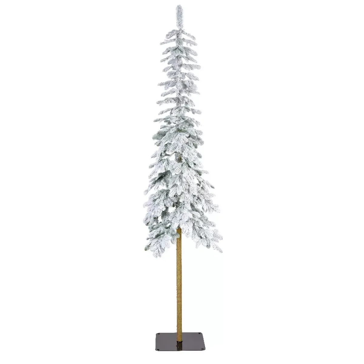 EMINZA Albero Di Natale Artificiale|Alberi Di Natale Grande Dimensione-Albero di Natale artificiale (210 cm) Sierra Verde innevato