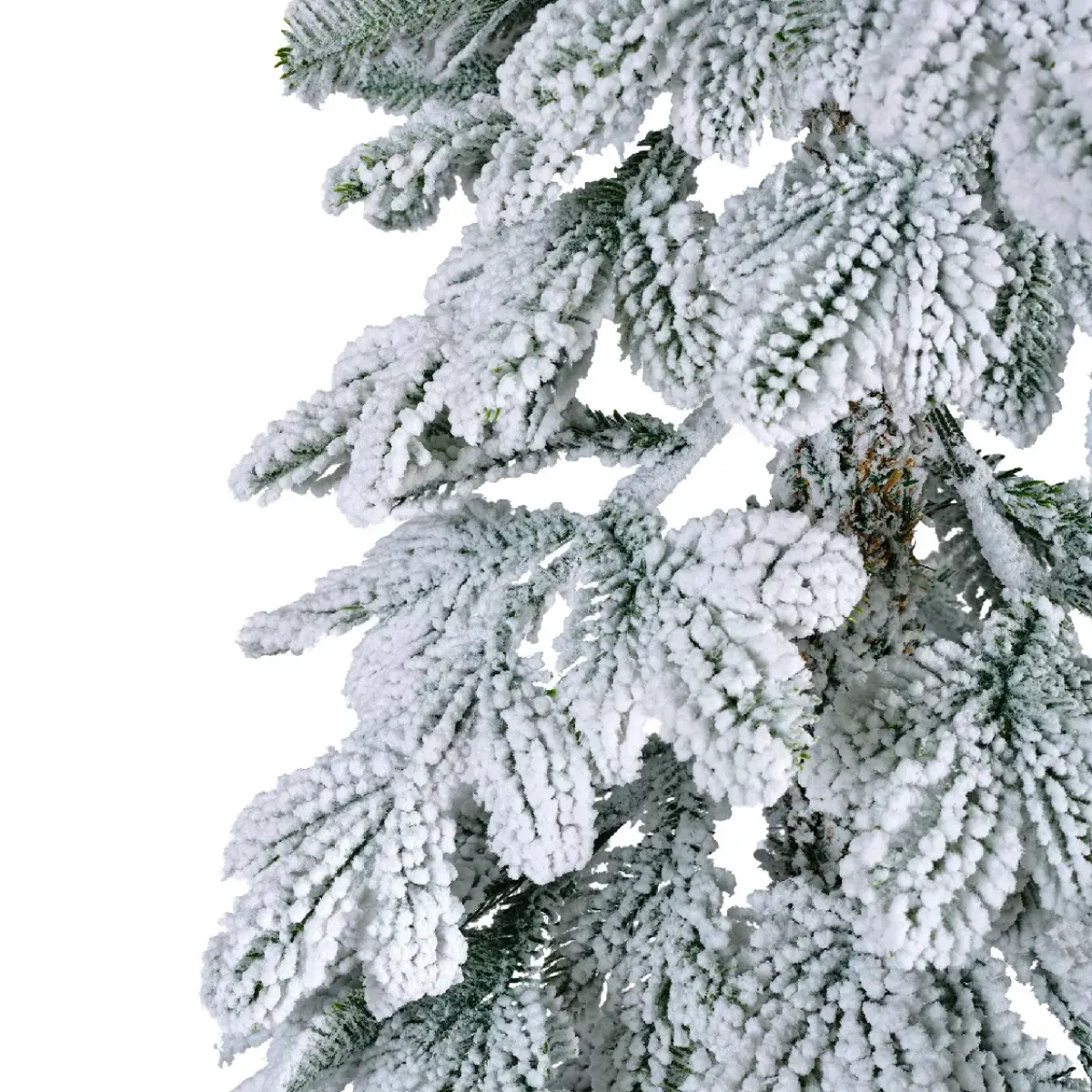 EMINZA Albero Di Natale Artificiale|Alberi Di Natale Grande Dimensione-Albero di Natale artificiale (210 cm) Sierra Verde innevato