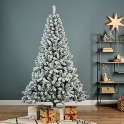 EMINZA Albero Di Natale Artificiale-Albero di Natale artificiale King Alt. 150 cm Verde innevato