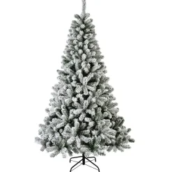 EMINZA Albero Di Natale Artificiale-Albero di Natale artificiale King Alt. 150 cm Verde innevato