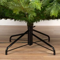 EMINZA Albero Di Natale Artificiale-Albero di Natale artificiale luminoso 400 LED H180 cm Glorious Verde abete