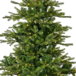 EMINZA Albero Di Natale Artificiale-Albero di Natale artificiale luminoso 400 LED H180 cm Glorious Verde abete