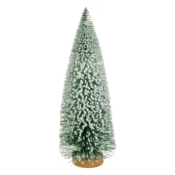 JJA Decorazione Da Tavola-Albero di Natale artificiale da tavolo (H25 cm) Foresta innevata