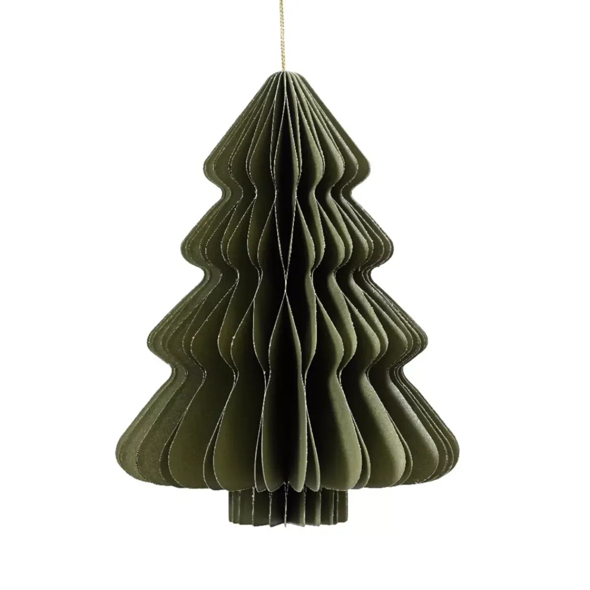 KAEMINGK Decorazioni E Oggetti Natalizi-Albero di Natale di carta da appendere (H40 cm) Chiusura Magnetica