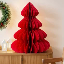 KAEMINGK Decorazioni E Oggetti Natalizi-Albero di Natale in carta da tavolo (H90 cm) Chiusura Magnetica