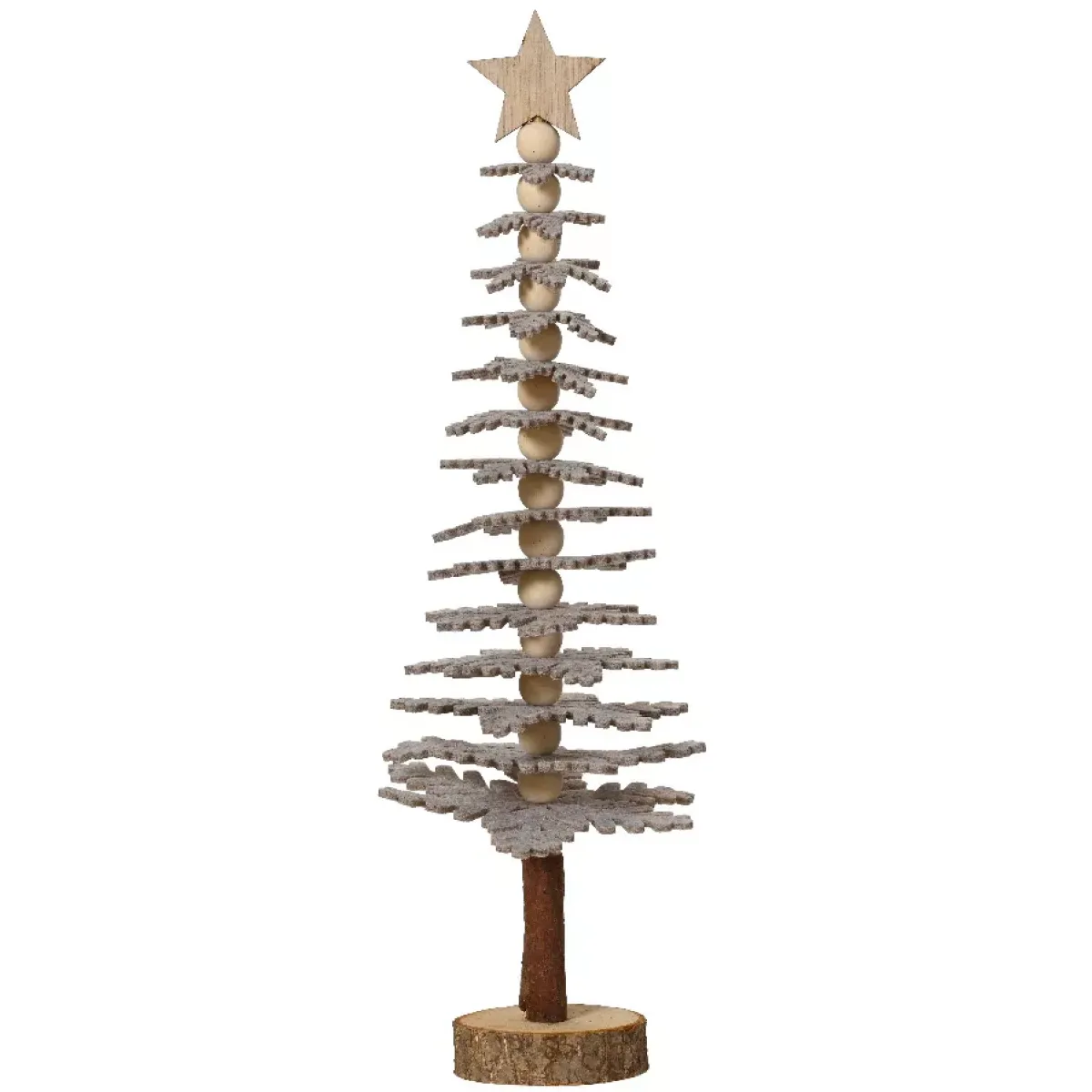 KAEMINGK Decorazioni E Oggetti Natalizi-Albero di Natale in feltro da tavolo (H37 cm) Stile chalet