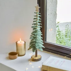 KAEMINGK Decorazioni E Oggetti Natalizi-Albero di Natale in feltro da tavolo (H37 cm) Stile chalet