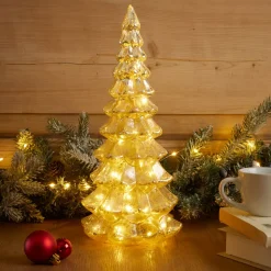 KAEMINGK Decorazioni E Oggetti Natalizi|Oggetti Decorativi E Illuminati-Albero di Natale luminoso con pile 20 LED (H32 cm) Eternel