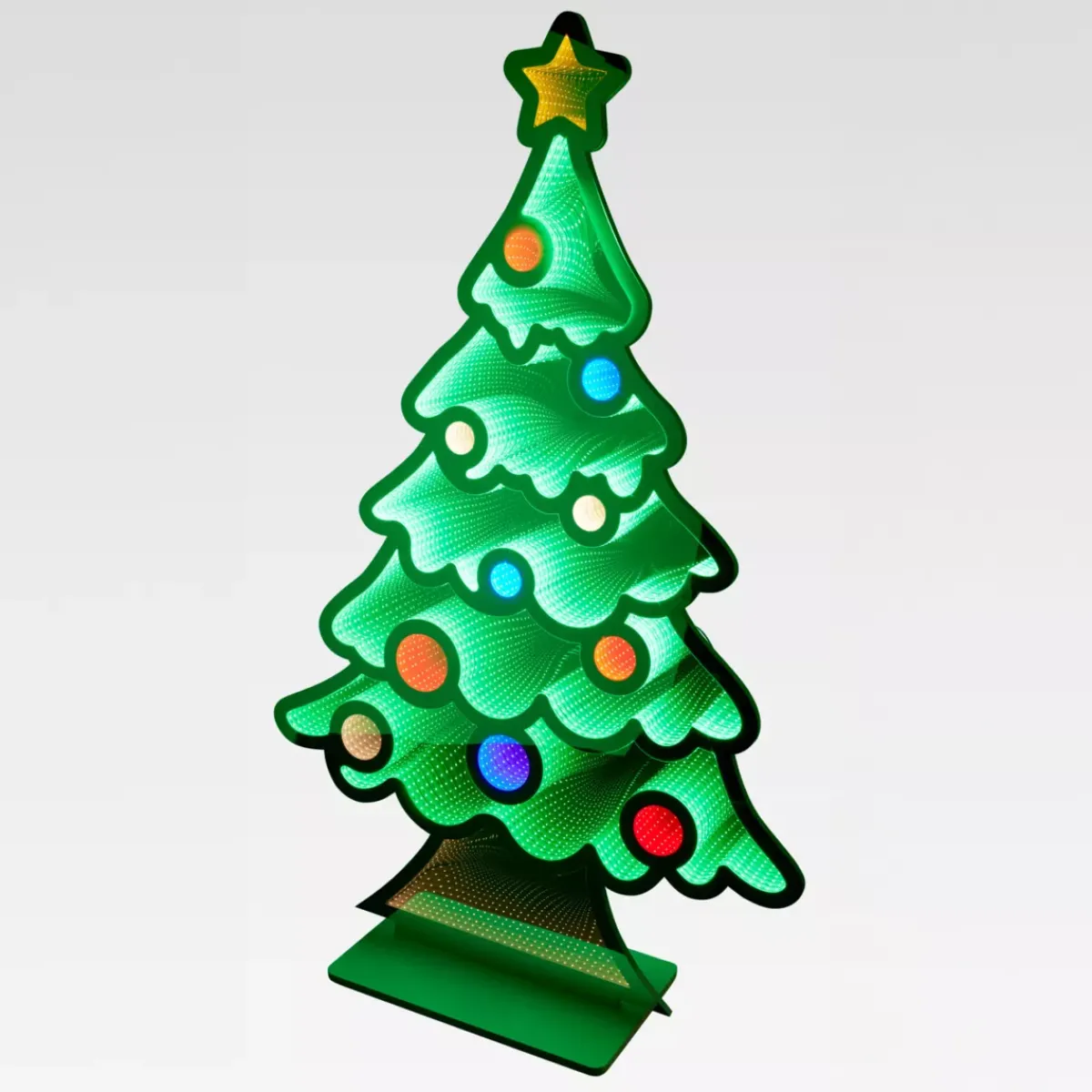 KOOPMAN Oggetti Decorativi E Illuminati|Personaggi E Oggetti Grande Dimensione-Albero di Natale luminoso Gigante 942 LED (H180 cm) Infinity
