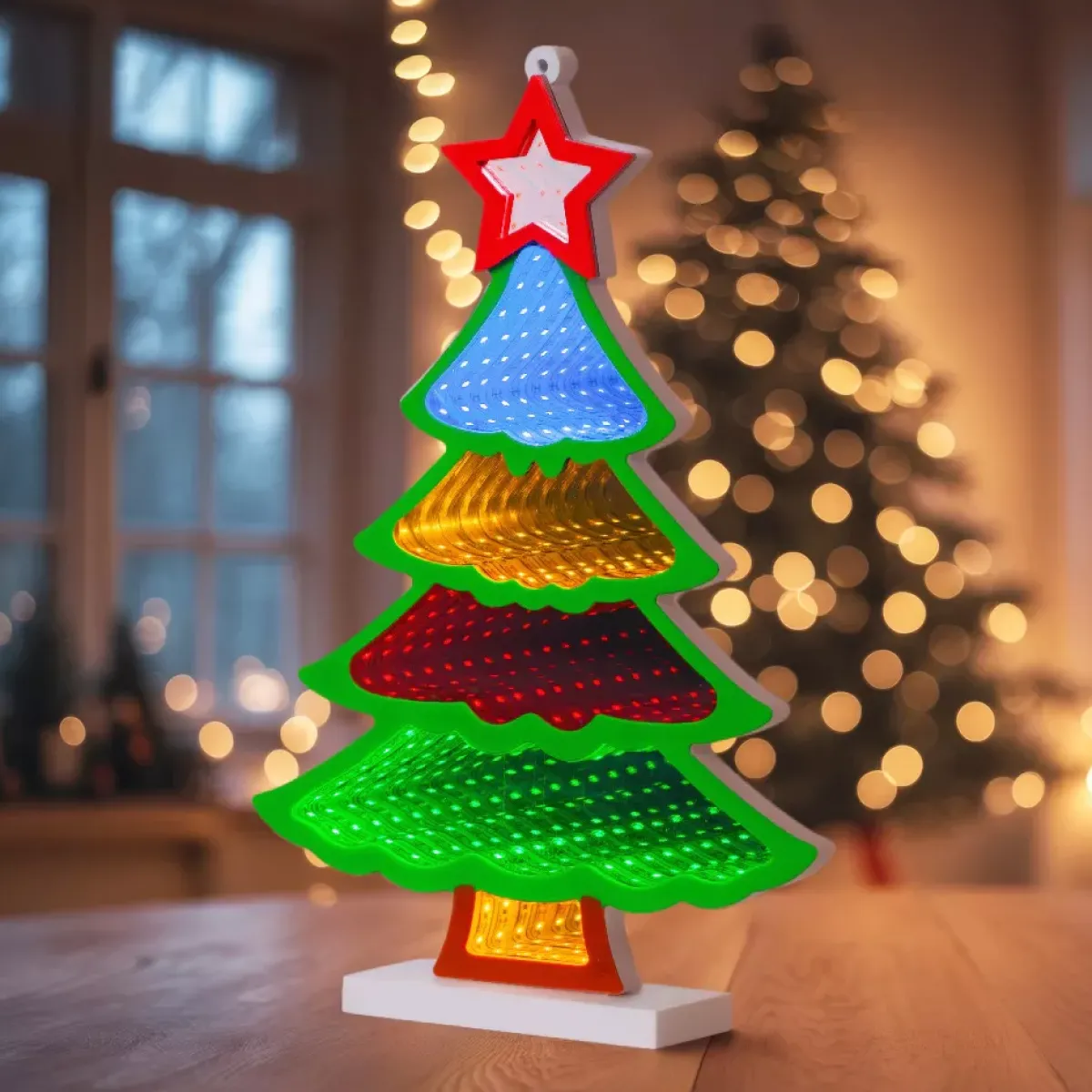 KAEMINGK Decorazioni E Oggetti Natalizi|Oggetti Decorativi E Illuminati-Albero di Natale luminoso 180 LED (H32 cm) Infinity