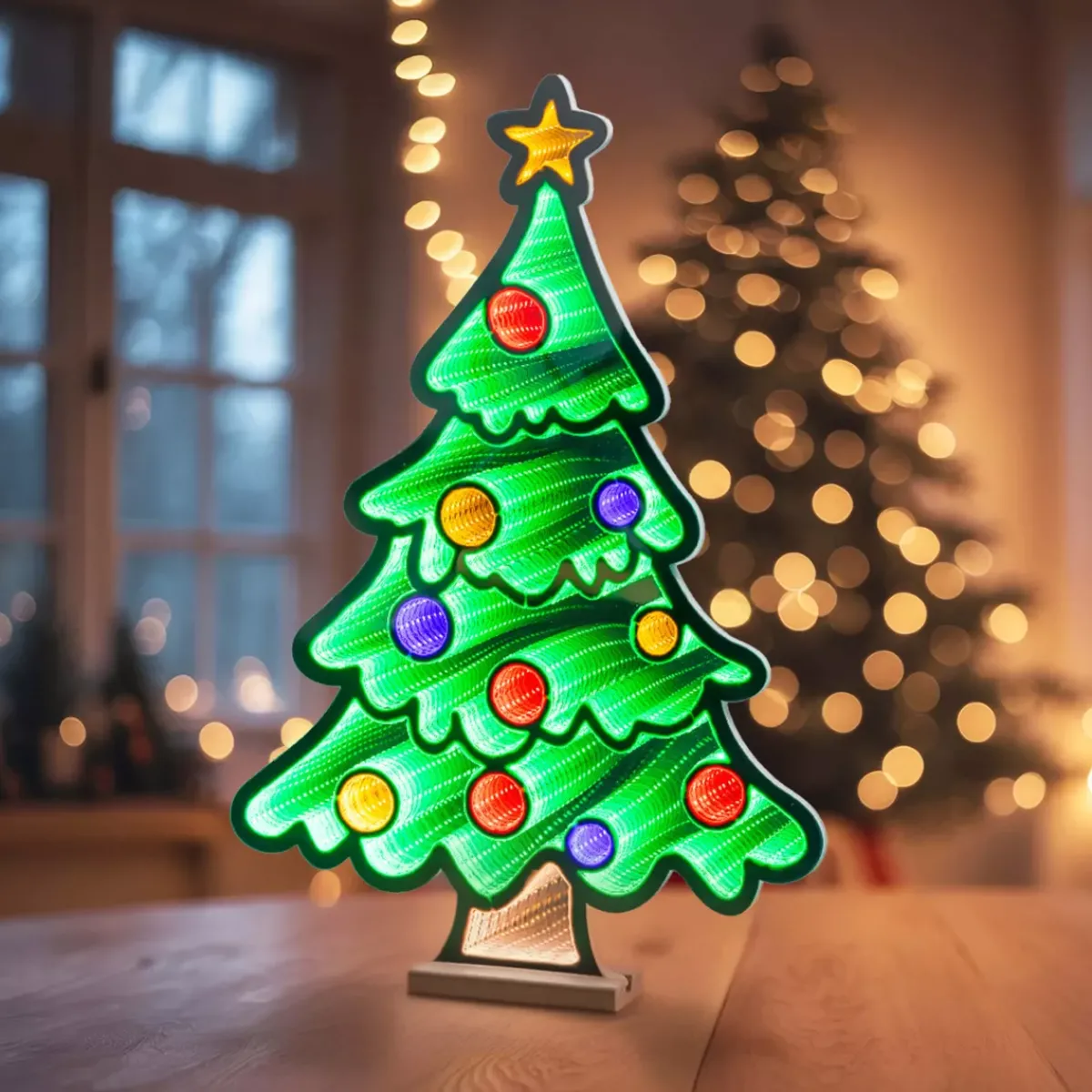 KAEMINGK Decorazioni E Oggetti Natalizi|Oggetti Decorativi E Illuminati-Albero di Natale luminoso 393 LED (H63 cm) Infinity
