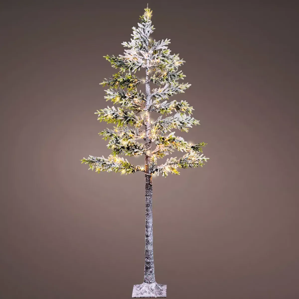 EMINZA Alberi Luminosi|Personaggi E Oggetti Grande Dimensione-Albero luminoso 96 LED (H180 cm) Abete con rami ghiacciati