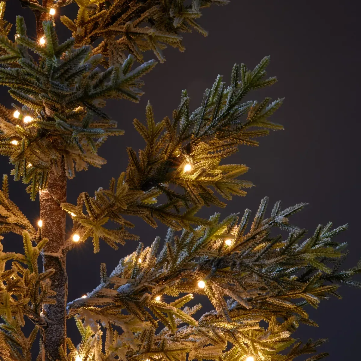 EMINZA Alberi Luminosi|Personaggi E Oggetti Grande Dimensione-Albero luminoso 96 LED (H180 cm) Abete con rami ghiacciati