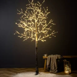 EMINZA Alberi Luminosi-Albero luminoso 750 LED (H220 cm) Betulla