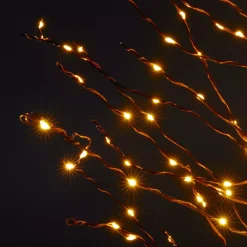 EMINZA Alberi Luminosi|Personaggi E Oggetti Grande Dimensione-Albero luminoso 360 LED (H180 cm) Betulla invernale