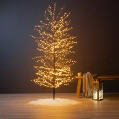 EMINZA Alberi Luminosi-Albero luminoso 1755 LED (H180 cm) Christmas Luxe e bianco caldo