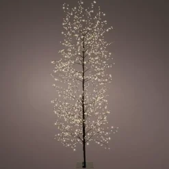 EMINZA Alberi Luminosi-Albero luminoso 1755 LED (H180 cm) Christmas Luxe e bianco caldo