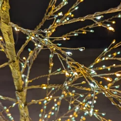 EMINZA Alberi Luminosi-Albero luminoso 1755 LED (H180 cm) Christmas Luxe e bianco caldo