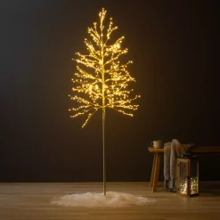 KAEMINGK Alberi Luminosi-Albero luminoso 720 LED (H180 cm) Holly Platano e caldo