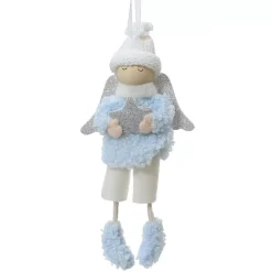 KAEMINGK Addobbi Natalizi-Angelo da appendere (H16 cm) Piccolo Ragazzo stellato