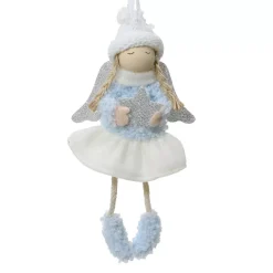 KAEMINGK Addobbi Natalizi-Angelo da appendere (H16 cm) Piccola Bambina stellata