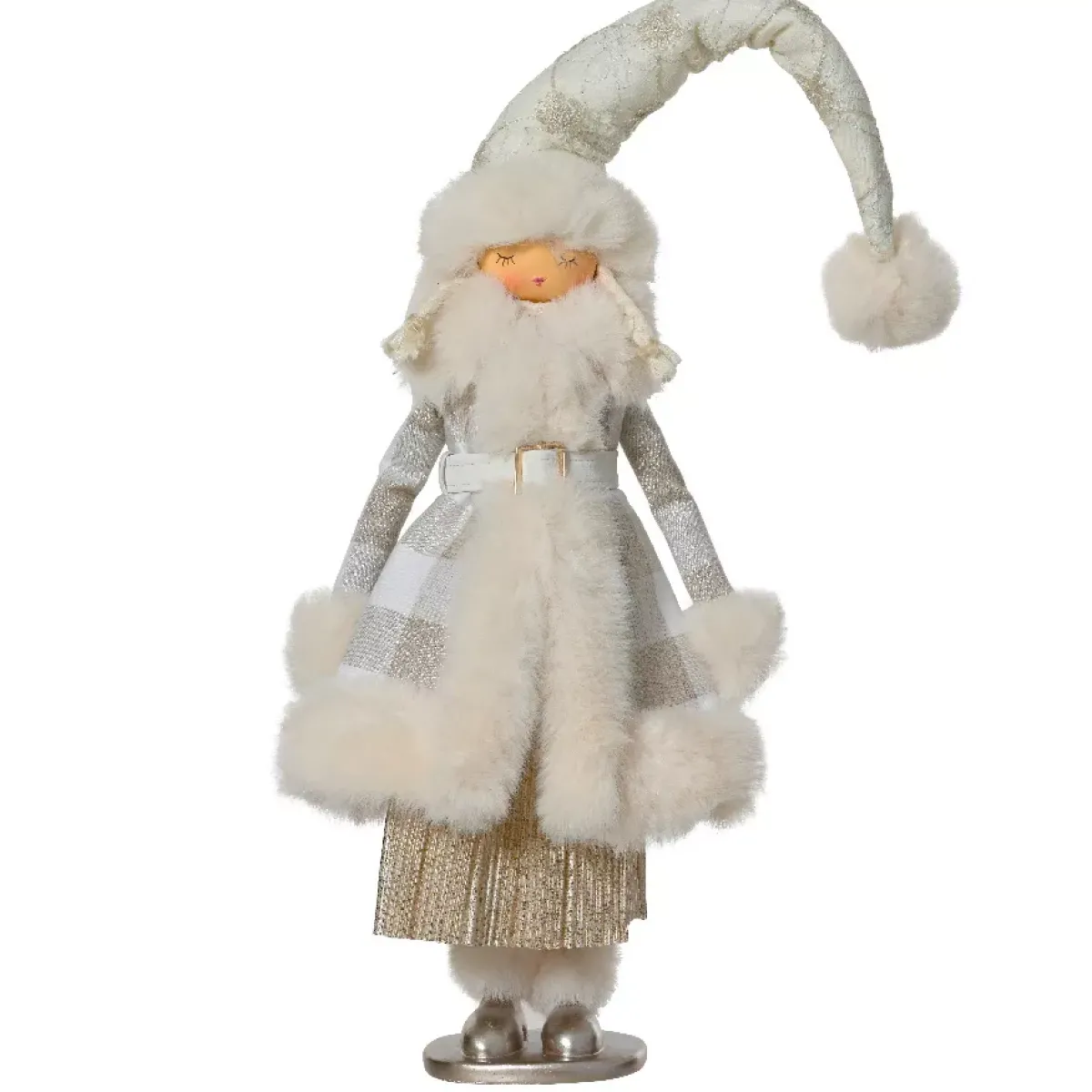 KAEMINGK Babbo Natale Animali E Personaggi-Angelo di Natale in piedi (H70 cm) Fata scandinava dorata
